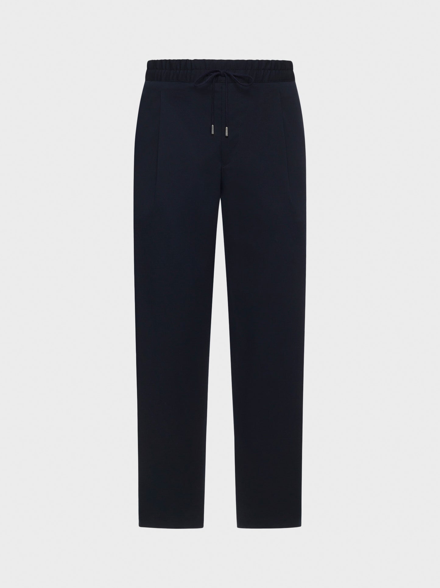 Caruso Menswear Abbigliamento Uomo Pantalone jogger in cotone blu still