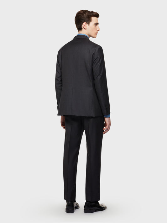 Caruso Menswear Abbigliamento Uomo Abiti Abito aida monopetto di lana 130s grigio look 3
