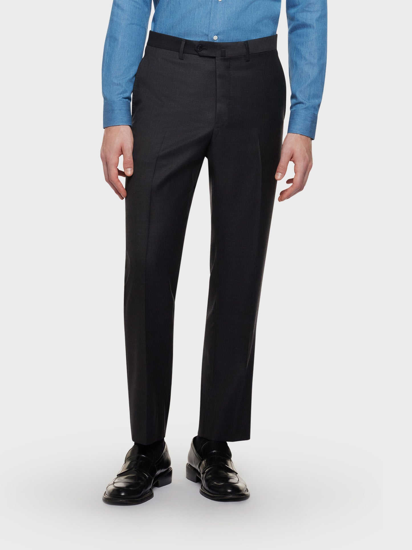 Caruso Menswear Abbigliamento Uomo Abiti Abito aida monopetto di lana 130s grigio look 4
