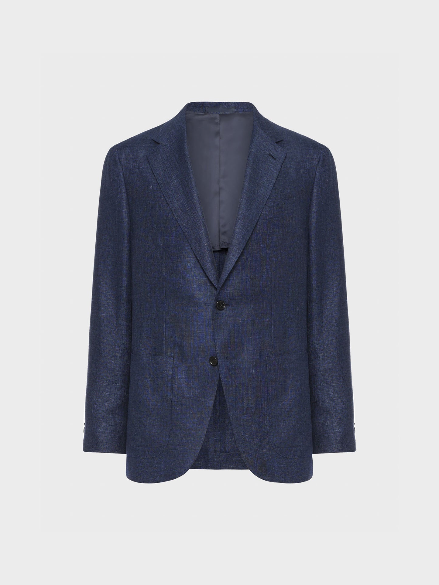 Caruso Menswear Abbigliamento Uomo Giacche Giacca aida in lino lana blu look 1
