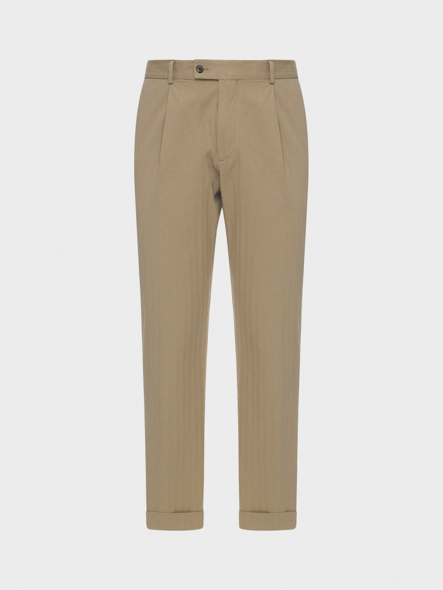 Caruso Menswear Abbigliamento Uomo Pantalone in cotone beige still
