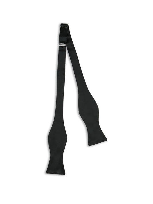 Papillon da annodare in seta nero
