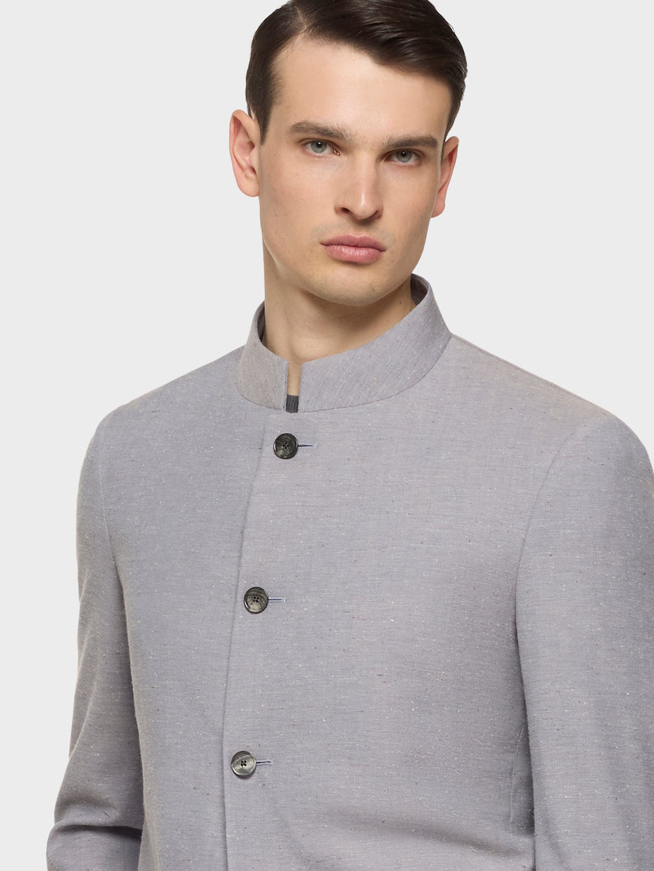 Caruso Menswear Abbigliamento Uomo Giacche Giacca favorita in lana cotone seta bluette look 5