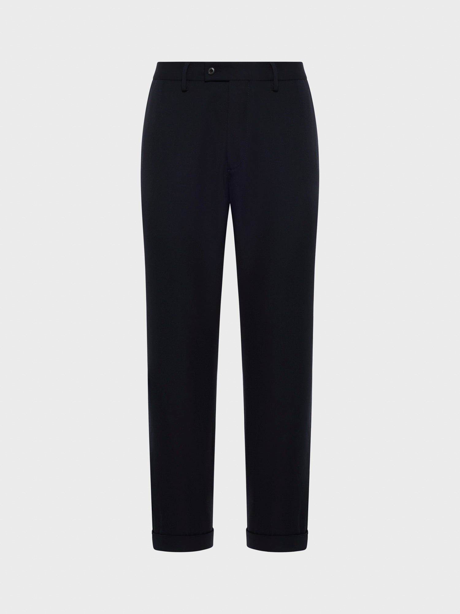 Caruso Menswear Abbigliamento Uomo Pantalone in lana e tessuto tecnico blu still