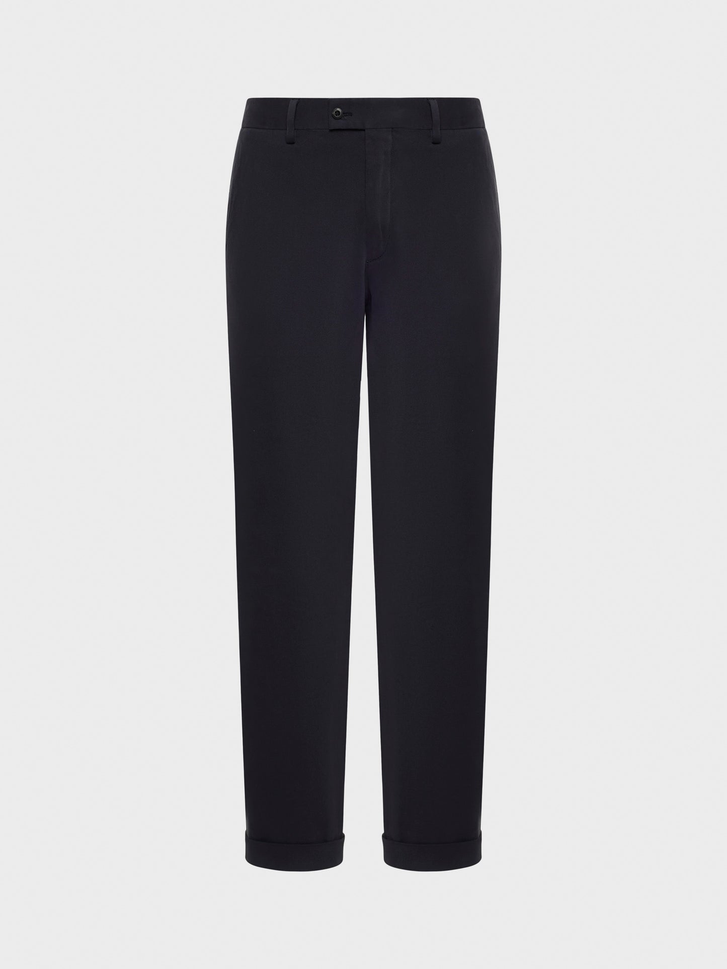 Caruso Menswear Abbigliamento Uomo Pantalone in cotone stretch blu still