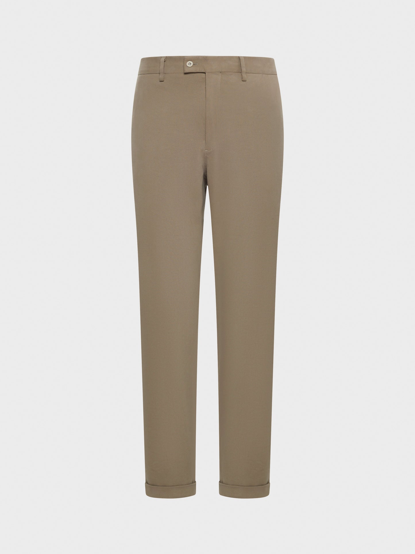 Caruso Menswear Abbigliamento Uomo Pantalone in cotone stretch sabbia still