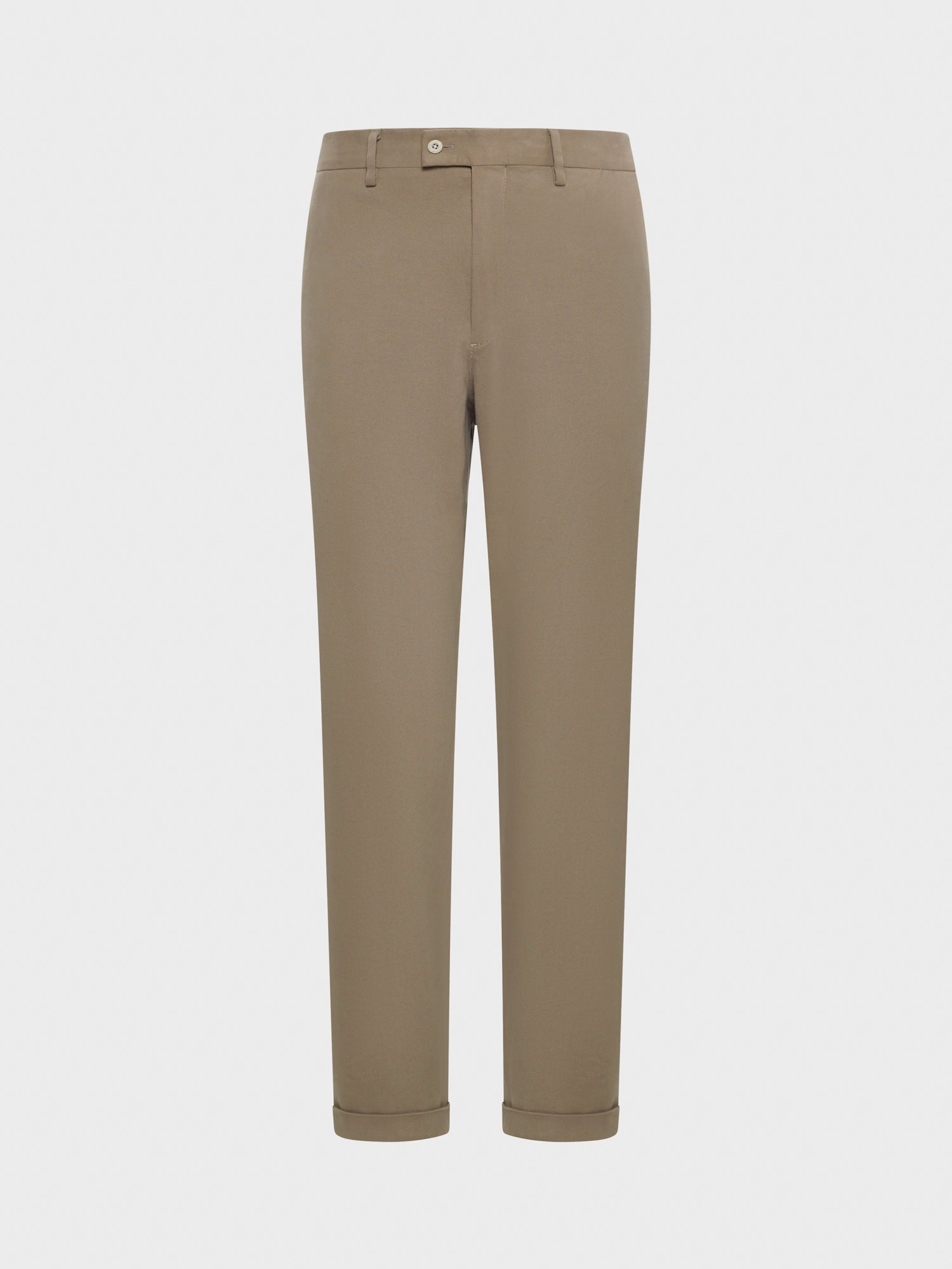 Caruso Menswear Abbigliamento Uomo Pantalone in cotone stretch sabbia still