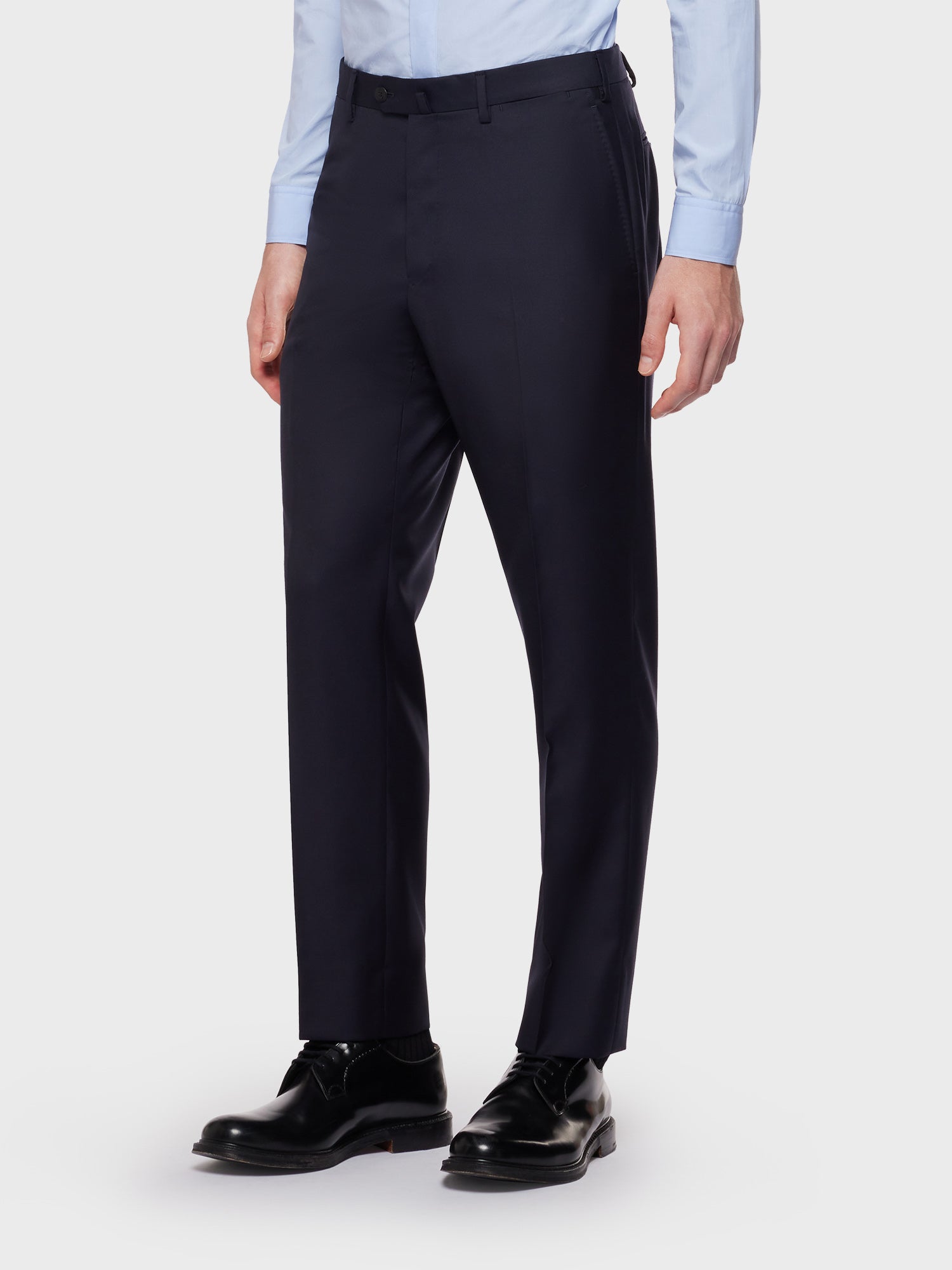 Caruso Menswear Abbigliamento Uomo Abiti Abito norma monopetto di lana 130s blu look 4