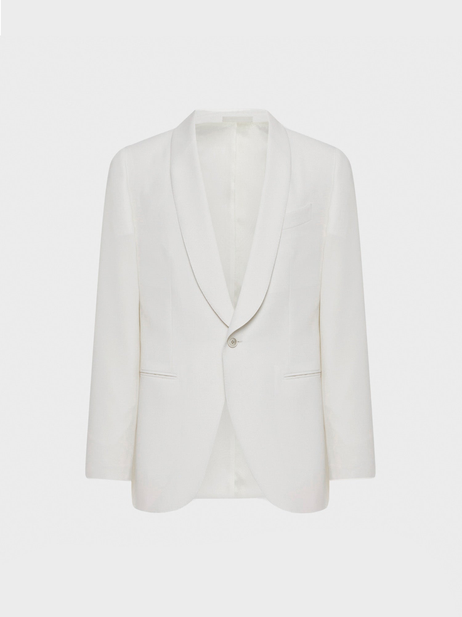 Caruso Menswear Abbigliamento Uomo Giacche Giacca norma in lana bianco look 1