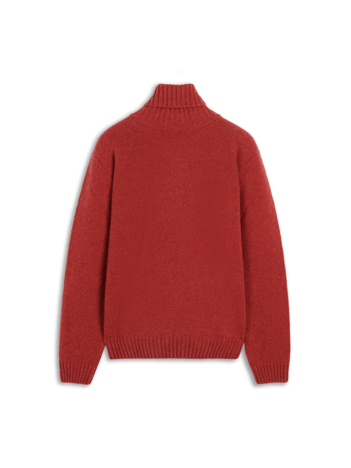 Dolcevita in lana Shetland rossa