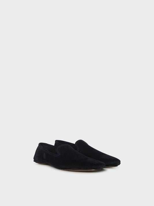 Caruso Menswear Abbigliamento Uomo Accessori Slipper in pelle scamosciata marrone look 1