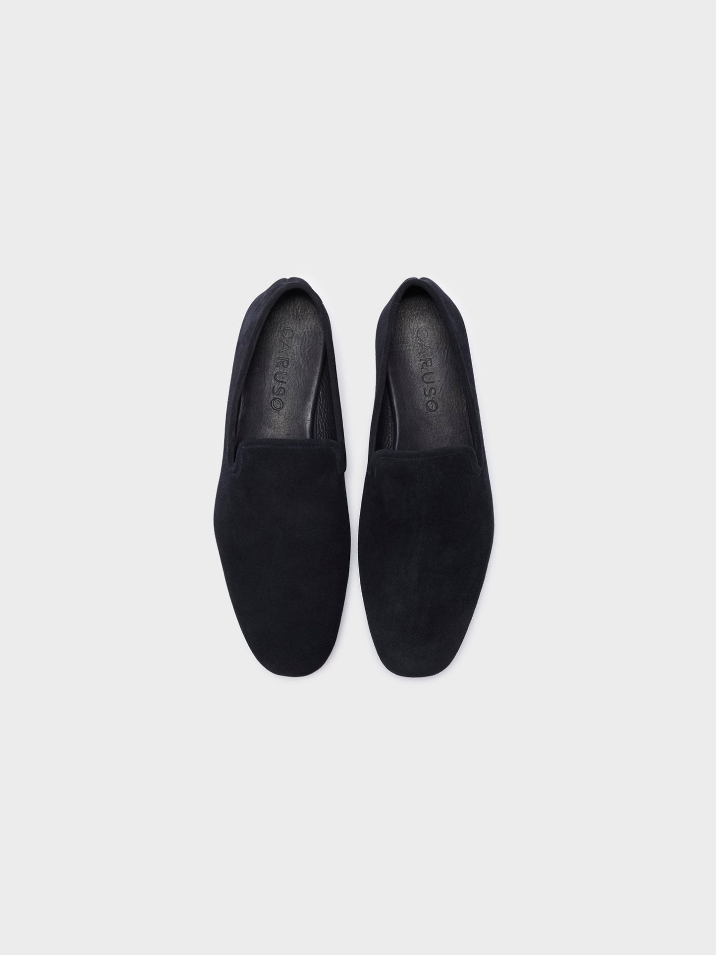 Caruso Menswear Abbigliamento Uomo Accessori Slipper in pelle scamosciata marrone look 2