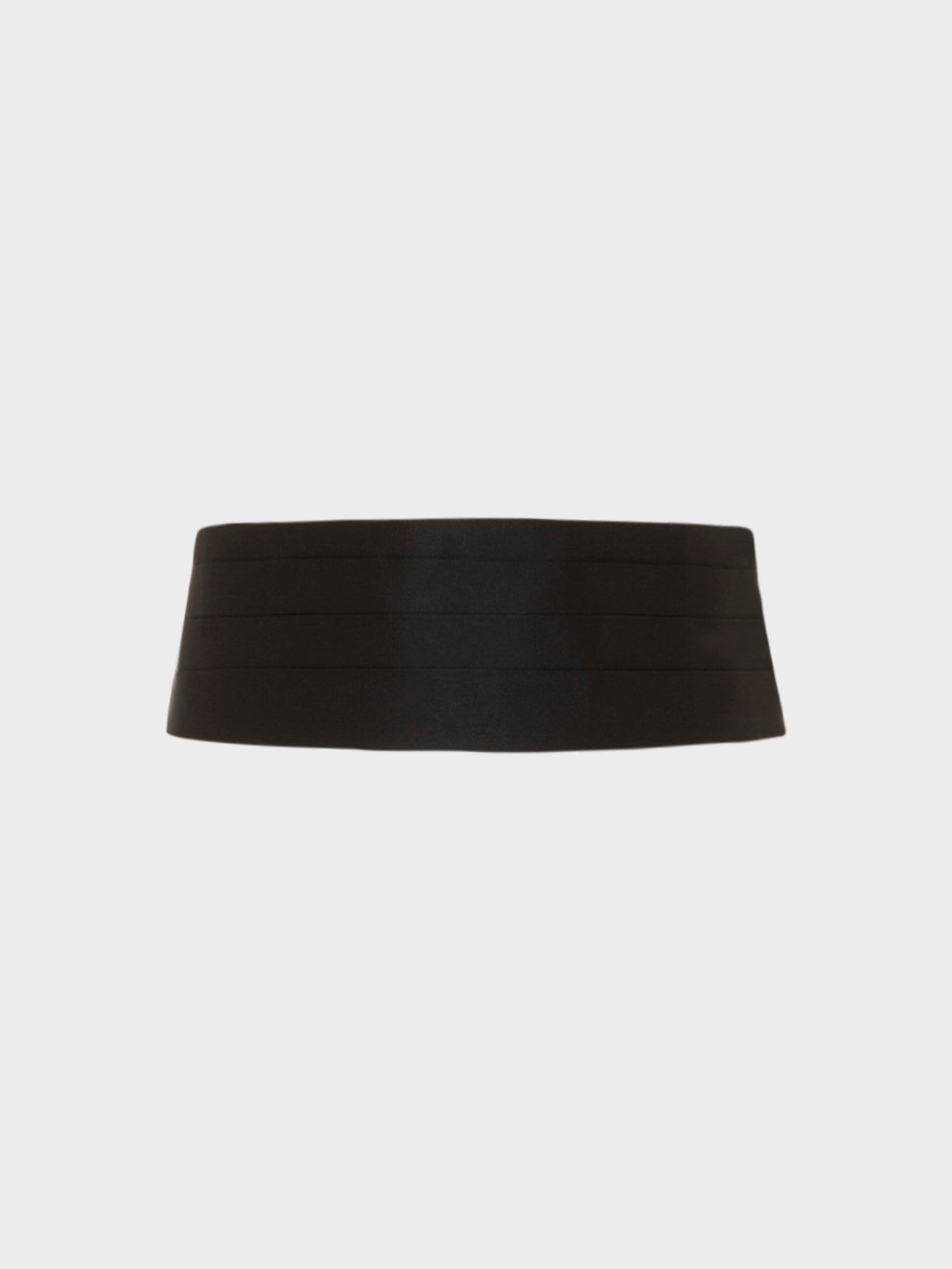 Caruso Menswear Abbigliamento Accessori Accessori Uomo Fascia smoking in seta nero per cerimonie still