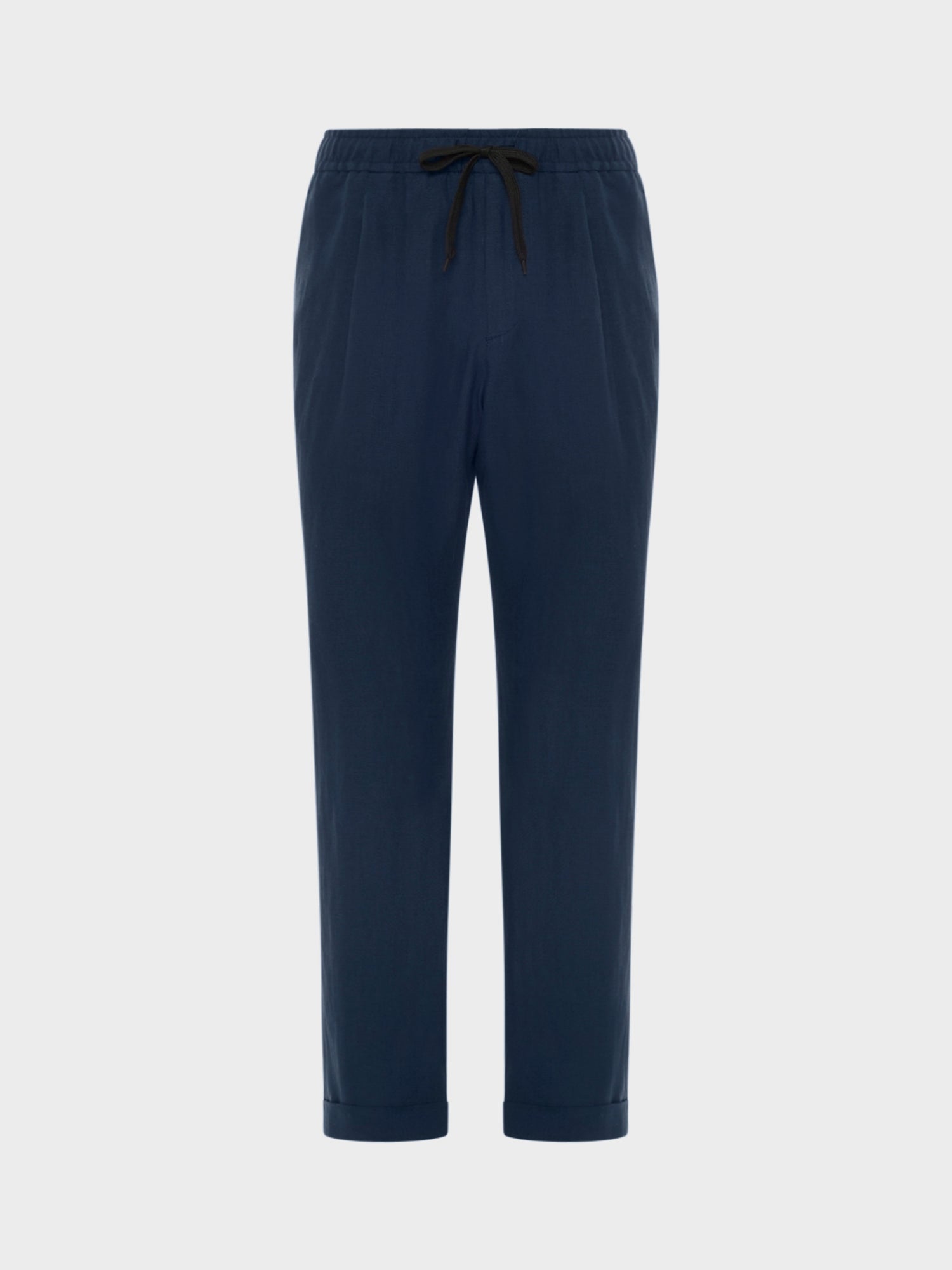 Caruso Menswear Abbigliamento Uomo Pantaloni estivi in lino blu still