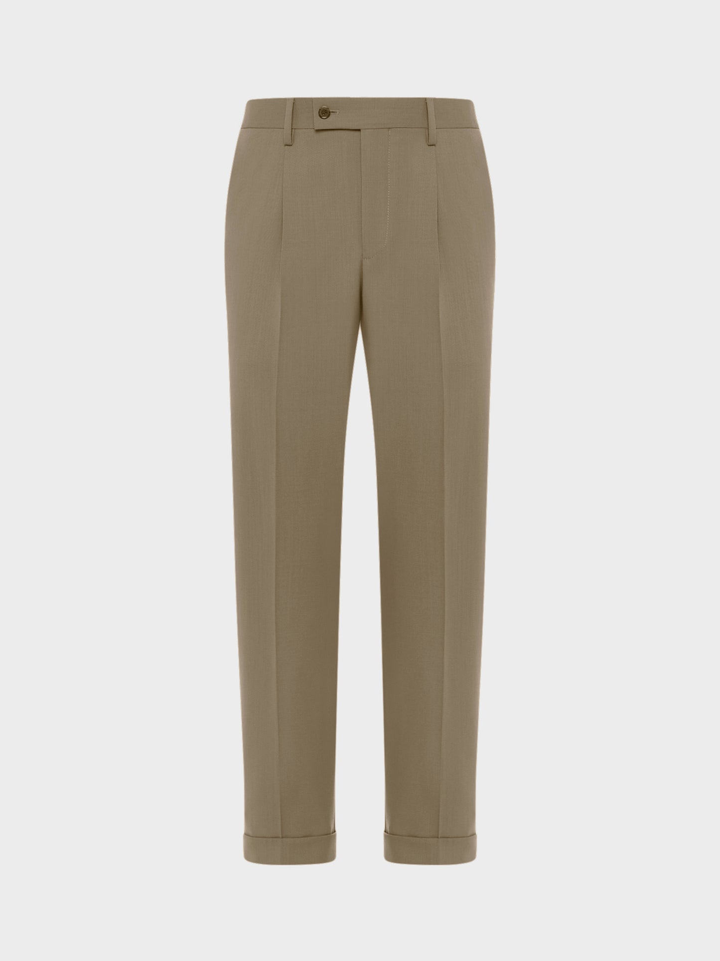 Caruso Menswear Abbigliamento Uomo Pantaloni eleganti in tropical di lana khaki Houdini still