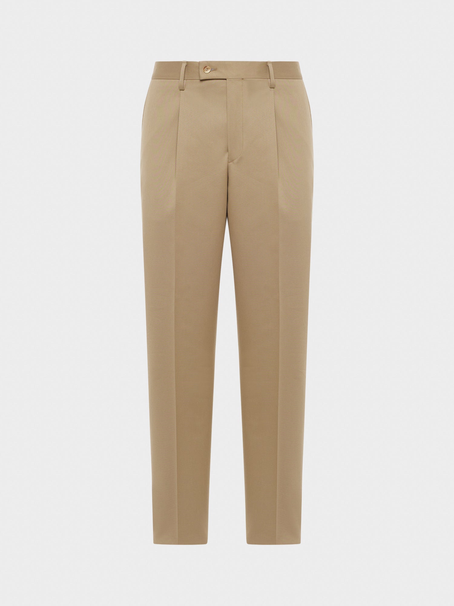 Caruso Menswear Abbigliamento Uomo Pantaloni eleganti in cotone lana sabbia still