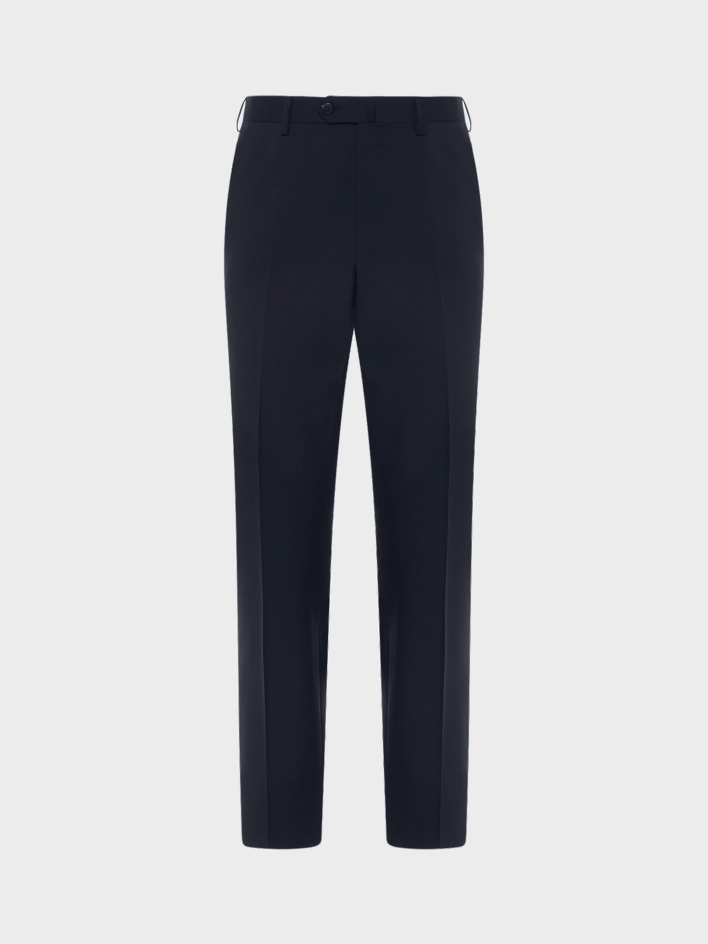Caruso Menswear Abbigliamento Uomo Pantaloni slim fit in lana nero still